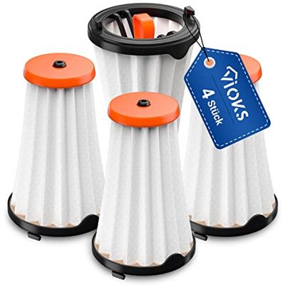 VIOKS 4 reservefilters voor AEG 900167153/7 AEF144 CX7 binnenfilter stoffilter vervangingsfilter accessoires accustofzuiger / handstofzuiger VIOKS 4 reservefilters voor AEG 900167153/7 AEF144 CX7 binnenfilter stoffilter vervangingsfilter accessoires accustofzuiger / handstofzuiger
