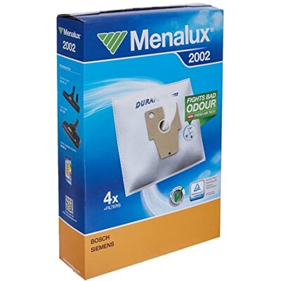 Menalux 2002 Duraflow stofzuigerzakken (import Duitsland) Menalux 2002 Duraflow stofzuigerzakken (import Duitsland)