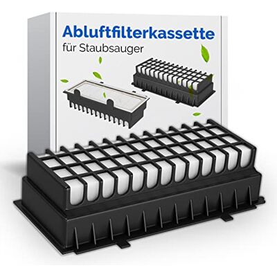 VIOKS Reserve luchtfiltercassette voor Bosch Siemens 00577281 voor HEPA-stofzuiger, lamellenfilter VIOKS Reserve luchtfiltercassette voor Bosch Siemens 00577281 voor HEPA-stofzuiger, lamellenfilter
