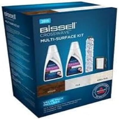Bissell Original CrossWave Multi-Oppervlakteset, 2 x 1 liter reinigingsoplossing voor verschillende oppervlakken, 1 x borstelroller voor meerdere oppervlakken, 1 x filter 2815 Bissell Original CrossWave Multi-Oppervlakteset, 2 x 1 liter reinigingsoplossing voor verschillende oppervlakken, 1 x borstelroller voor meerdere oppervlakken, 1 x filter 2815