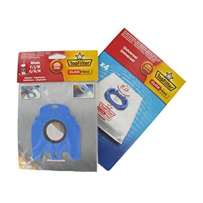 Top Filter Fackelmann 68004 Click-Bag 330/336 filteradapter voor Miele F/J/M/G/H/N Top Filter Fackelmann 68004 Click-Bag 330/336 filteradapter voor Miele F/J/M/G/H/N