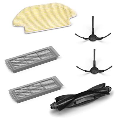 Kärcher Originele accessoireset voor RCV 3 robotstofzuiger, bevat 1 hoofdborstel, 1 doek, 2 zijborstels en 2 filters Kärcher Originele accessoireset voor RCV 3 robotstofzuiger, bevat 1 hoofdborstel, 1 doek, 2 zijborstels en 2 filters