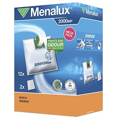 Menalux 12 stofzuigerzakken wit Menalux 12 stofzuigerzakken wit