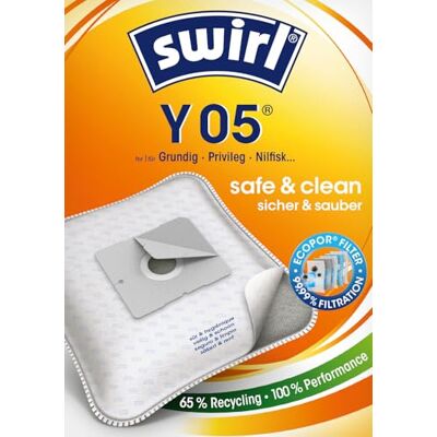 Swirl Y 05® EcoPor® 10 stofzuigerzakken Swirl Y 05® EcoPor® 10 stofzuigerzakken