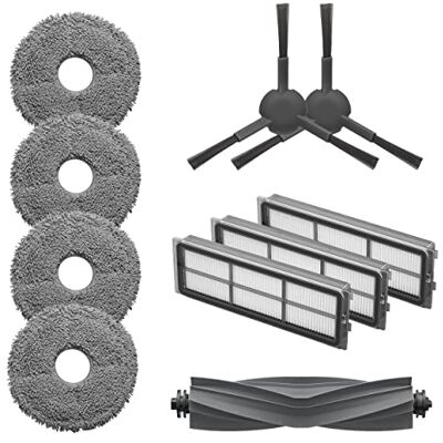 dreame Kit d'accessoires pour bot L10s Pro, comprenant 1 brosse principale, 2 brosses latérales, 3 filtres à poussière, 2 paires de serpillières dreame Kit d'accessoires pour bot L10s Pro, comprenant 1 brosse principale, 2 brosses latérales, 3 filtres à poussière, 2 paires de serpillières