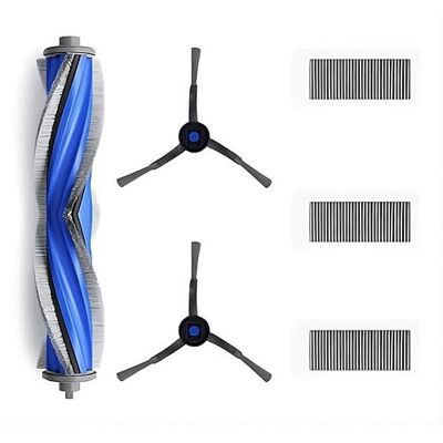ECOVACS Vervangende accessoireset voor Deebot X5 OMNI/X5 PRO OMNI, 1 x anti-klitborstel, 2 x zijborstels, 3 x antibacteriële filters, originele accessoires ECOVACS Vervangende accessoireset voor Deebot X5 OMNI/X5 PRO OMNI, 1 x anti-klitborstel, 2 x zijborstels, 3 x antibacteriële filters, originele accessoires