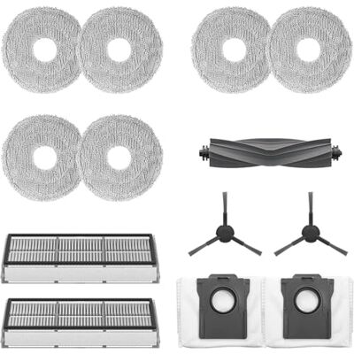 dreame L10s Pro Ultra robotaccessoireset bestaande uit 1 hoofdborstel, 2 zijborstels, 2 stoffilters, 2 stofopvangzakken, 6 reinigingsdoeken (3 paar) dreame L10s Pro Ultra robotaccessoireset bestaande uit 1 hoofdborstel, 2 zijborstels, 2 stoffilters, 2 stofopvangzakken, 6 reinigingsdoeken (3 paar)