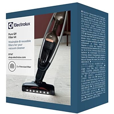 Electrolux EF167 Filterset voor Q9 (2 stuks, 2 wasbare voormotorfilters, optimale filterprestaties, eenvoudige reiniging, regelmatige filtervervanging), zwart Electrolux EF167 Filterset voor Q9 (2 stuks, 2 wasbare voormotorfilters, optimale filterprestaties, eenvoudige reiniging, regelmatige filtervervanging), zwart