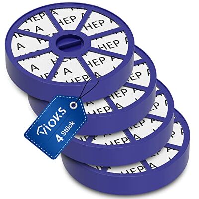 VIOKS 4 x Hepa vervangingsfilter luchtuitlaatfilter voor Dyson 900228-01 achtermotor Ø 152 mm DC04 DC05 DC08 DC19 DC20 DC21 vervangfilter voor stofzuiger VIOKS 4 x Hepa vervangingsfilter luchtuitlaatfilter voor Dyson 900228-01 achtermotor Ø 152 mm DC04 DC05 DC08 DC19 DC20 DC21 vervangfilter voor stofzuiger