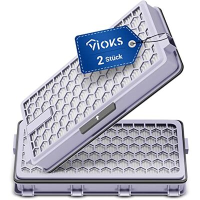 VIOKS 2 stuks vervangende HEPA-filter voor Miele 9616280 SF-HA50 SF-HA50 afzuigfilter voor Miele stofzuiger VIOKS 2 stuks vervangende HEPA-filter voor Miele 9616280 SF-HA50 SF-HA50 afzuigfilter voor Miele stofzuiger