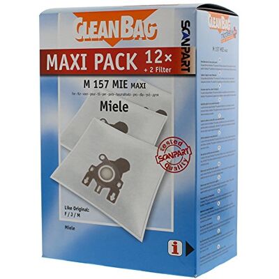 Scanpart CleanBag M 157 MIE 15 stofzuigerzakken Maxi Scanpart CleanBag M 157 MIE 15 stofzuigerzakken Maxi