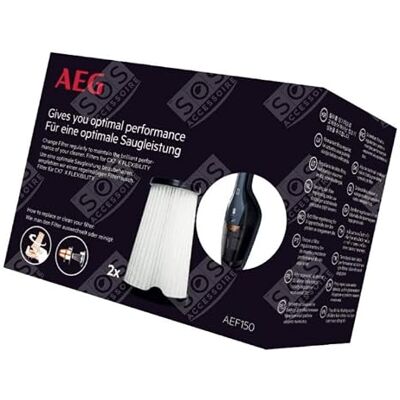 AEG FILTRES AEF150 PACK DE 2 POUR PETIT ELECTROMENAGER A.E.G 9001683755 AEG FILTRES AEF150 PACK DE 2 POUR PETIT ELECTROMENAGER A.E.G 9001683755