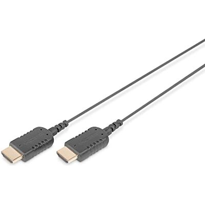 Digitus HighFlex HDMI-kabel, type A naar type A, 2 m, UltraHD 4k/30Hz, compatibel met tv/projector/monitor, vergulde contacten, zwart Digitus HighFlex HDMI-kabel, type A naar type A, 2 m, UltraHD 4k/30Hz, compatibel met tv/projector/monitor, vergulde contacten, zwart