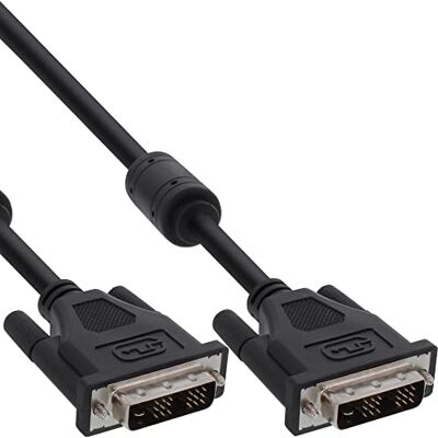 InLine 17764 DVI-kabel, 3 m, zwart – DVI-kabel (3 m, zwart, stekker/stekker) InLine 17764 DVI-kabel, 3 m, zwart – DVI-kabel (3 m, zwart, stekker/stekker)