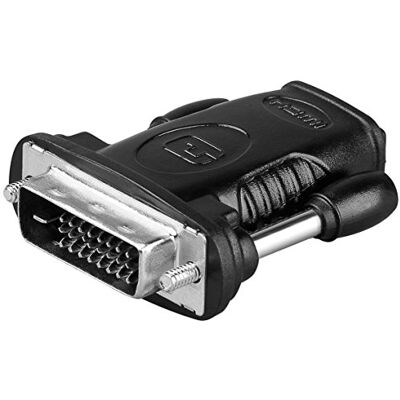 goobay HDMI/DVI-D 68482 adapter vernikkeld vrouwelijk type A goobay HDMI/DVI-D 68482 adapter vernikkeld vrouwelijk type A