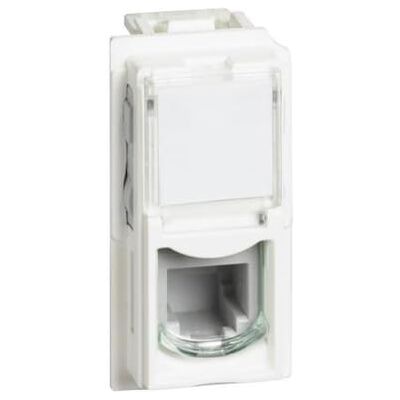 Bticino Living Now connector Rj11 (4/6) K10, wit Bticino Living Now connector Rj11 (4/6) K10, wit