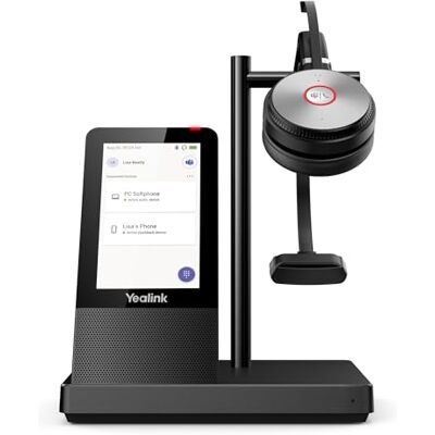 Yealink DECT WH66 Mono Teams hoofdtelefoon Yealink DECT WH66 Mono Teams hoofdtelefoon