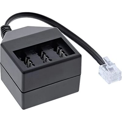 InLine 69942 naar RJ11 TAE NFN zwarte interfacekabel en adapter InLine 69942 naar RJ11 TAE NFN zwarte interfacekabel en adapter