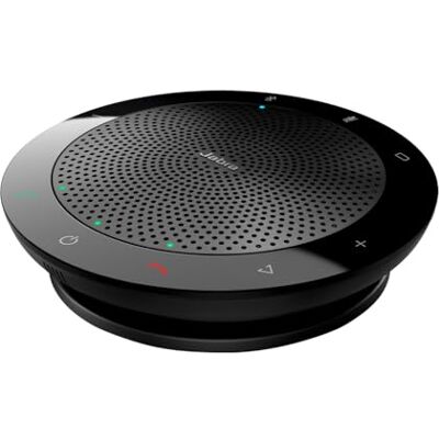 Jabra Speak 510+ Speakerphone Unified Communications-gecertificeerde Draagbare Conferentiespeaker met Bluetooth Adapter en USB Verbind met Laptops, Smartphones en Tablets Jabra Speak 510+ Speakerphone Unified Communications-gecertificeerde Draagbare Conferentiespeaker met Bluetooth Adapter en USB Verbind met Laptops, Smartphones en Tablets