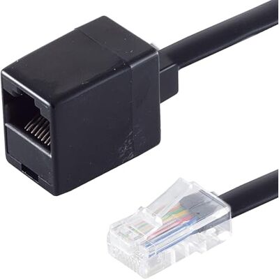 1aTTack.de 1 x 3 m RJ45 netwerkverlengkabel Western 8/8 stekker naar Western 8/8 RJ45 stekker vergulde stekkers 1aTTack.de 1 x 3 m RJ45 netwerkverlengkabel Western 8/8 stekker naar Western 8/8 RJ45 stekker vergulde stekkers