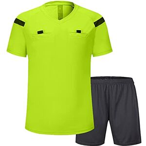 SHINESTONE Scheidsrechtershirt voor heren, korte mouwen, groen, XXL, Groen SHINESTONE Scheidsrechtershirt voor heren, korte mouwen, groen, XXL, Groen