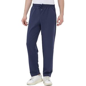 ROSS CAMP Joggingbroek voor heren, lange katoenen casual sportbroek sportbroek heren joggingbroek joggingbroek moderne katoenen hardloopbroek, Navy Blauw 3XL ROSS CAMP Joggingbroek voor heren, lange katoenen casual sportbroek sportbroek heren joggingbroek joggingbroek moderne katoenen hardloopbroek, Navy Blauw 3XL
