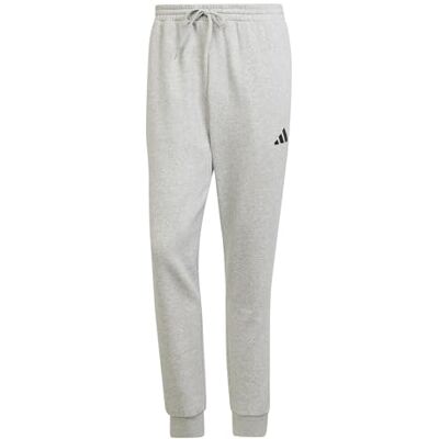 Adidas ESSENTIALS FEELCOZY FLEECE PANT, Medium Grey Heather/Zwart, L Adidas ESSENTIALS FEELCOZY FLEECE PANT, Medium Grey Heather/Zwart, L