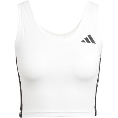 Adidas Train Essentials 3-Stripes Cropped Tanktop voor dames (1 stuk) Adidas Train Essentials 3-Stripes Cropped Tanktop voor dames (1 stuk)