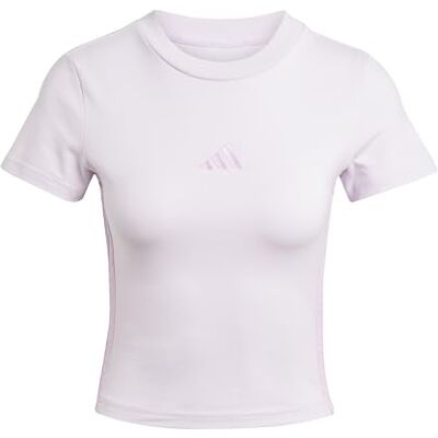 Adidas ESSENTIALS 3 STRIPES SLIM BABY T-SHIRT Gebreid T-shirt voor dames Adidas ESSENTIALS 3 STRIPES SLIM BABY T-SHIRT Gebreid T-shirt voor dames