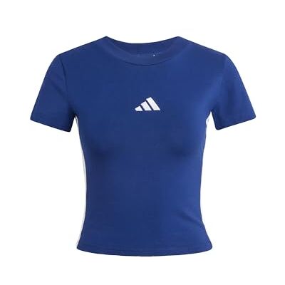 Adidas Essentials 3 strepen slim baby T-shirt dames (1 stuk) Adidas Essentials 3 strepen slim baby T-shirt dames (1 stuk)