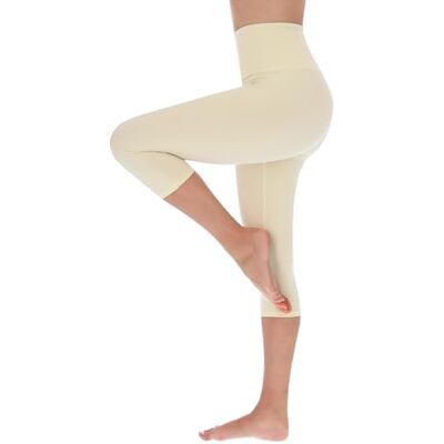 FUTURO FASHION 3/4 legging voor dames, hoge taille, zacht en zacht, niet transparant, rekbaar, casual, dagelijks gebruik, yoga, hardlopen, S-XXL S-M FUTURO FASHION 3/4 legging voor dames, hoge taille, zacht en zacht, niet transparant, rekbaar, casual, dagelijks gebruik, yoga, hardlopen, S-XXL S-M