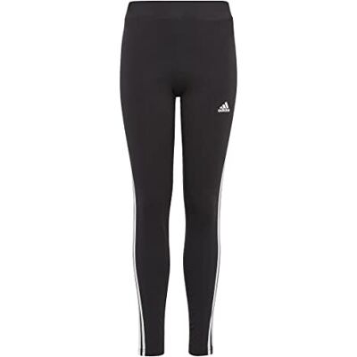 Adidas Essentials 3-stripes Cotton Tights Collants Fille Adidas Essentials 3-stripes Cotton Tights Collants Fille