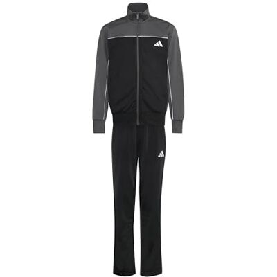 Adidas Colourpop trainingspak voor kinderen, uniseks, grijs six/zwart/wit, 11-12 jaar Adidas Colourpop trainingspak voor kinderen, uniseks, grijs six/zwart/wit, 11-12 jaar
