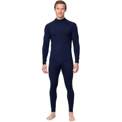 DANISH ENDURANCE Thermische merino-set voor heren, 250 g/m², isolerend Thermische set van merinowol, 250 g/m², isolerend en geurbestendig, voor skiën en wandelen bij koud weer M DANISH ENDURANCE Thermische merino-set voor heren, 250 g/m², isolerend Thermische set van merinowol, 250 g/m², isolerend en geurbestendig, voor skiën en wandelen bij koud weer M