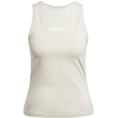 Adidas Essentials Linear Slim Cotton Tank T-shirt voor dames Adidas Essentials Linear Slim Cotton Tank T-shirt voor dames