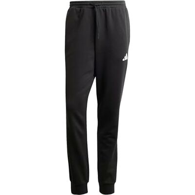Adidas Essentials Feelcozy Fleece Broek voor heren, zwart/wit, M Adidas Essentials Feelcozy Fleece Broek voor heren, zwart/wit, M