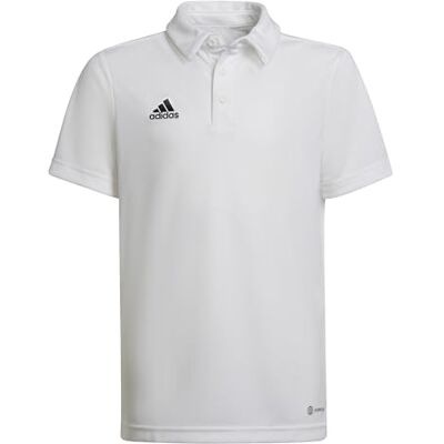 Adidas Mixte enfant Entrada 22 Polo Shirt, White, 15-16 Years Adidas Mixte enfant Entrada 22 Polo Shirt, White, 15-16 Years