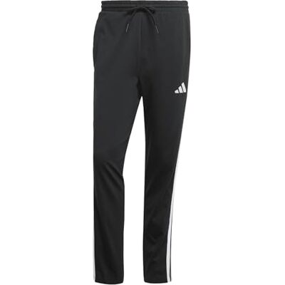 Adidas Homme ESSENTIAL THREE STRIPES SINGLE JERSEY PANT, black/white, L Adidas Homme ESSENTIAL THREE STRIPES SINGLE JERSEY PANT, black/white, L