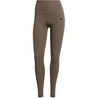 Adidas Optime Full-Length Leggings Dames, Shadow Olive Adidas Optime Full-Length Leggings Dames, Shadow Olive