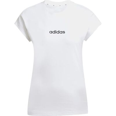 Adidas Femme ESSENTIALS LINEAR COTTON T-SHIRT, White/Black, XL Adidas Femme ESSENTIALS LINEAR COTTON T-SHIRT, White/Black, XL