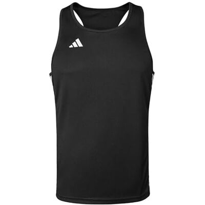Adidas Poinçon de Base Gilet de boxe pour homme, blanc, taille L Homme (lot de 1) Adidas Poinçon de Base Gilet de boxe pour homme, blanc, taille L Homme (lot de 1)