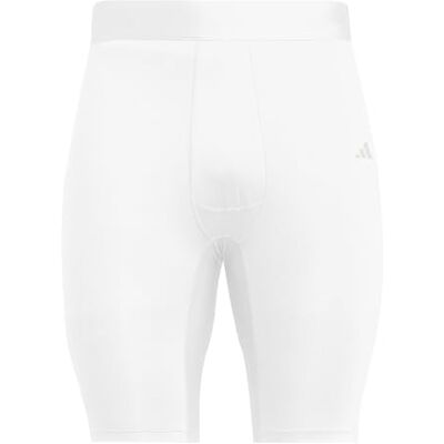 Adidas Short de football Techfit Tight Blanc Taille L Adidas Short de football Techfit Tight Blanc Taille L