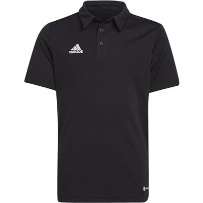 Adidas Mixte enfant Entrada 22 Polo Shirt, Black, 7-8 Years Adidas Mixte enfant Entrada 22 Polo Shirt, Black, 7-8 Years