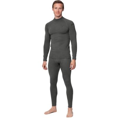 DANISH ENDURANCE Thermische merino-set voor heren, 250 g/m², isolerend Thermische set van merinowol, 250 g/m², isolerend en geurbestendig, voor skiën en wandelen bij koud weer M DANISH ENDURANCE Thermische merino-set voor heren, 250 g/m², isolerend Thermische set van merinowol, 250 g/m², isolerend en geurbestendig, voor skiën en wandelen bij koud weer M