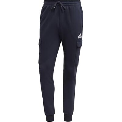 Adidas Essentials Fleece Regular Tapered Cargo Broek Heren Adidas Essentials Fleece Regular Tapered Cargo Broek Heren
