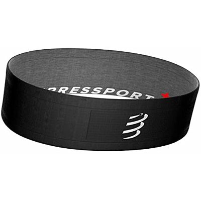 COMPRESSPORT Volwassenen (Unisex) Free Belt Pro Trailrunningriem, zwart, M/L COMPRESSPORT Volwassenen (Unisex) Free Belt Pro Trailrunningriem, zwart, M/L