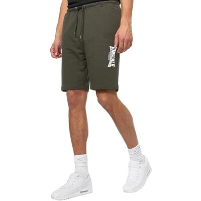 Lonsdale fringford heren shorts, olijf/wit Lonsdale fringford heren shorts, olijf/wit