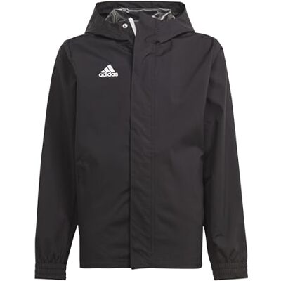 Adidas Uniseks kinderjas Entrada 22 All-Weather Jacket, zwart, 9-10 jaar Adidas Uniseks kinderjas Entrada 22 All-Weather Jacket, zwart, 9-10 jaar