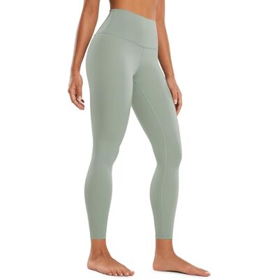 CRZ YOGA Damespanty, hoge taille, sportlegging, thermische broek met zakken, 71 cm, Groene Palm binnenplaats, 44 44 CRZ YOGA Damespanty, hoge taille, sportlegging, thermische broek met zakken, 71 cm, Groene Palm binnenplaats, 44 44