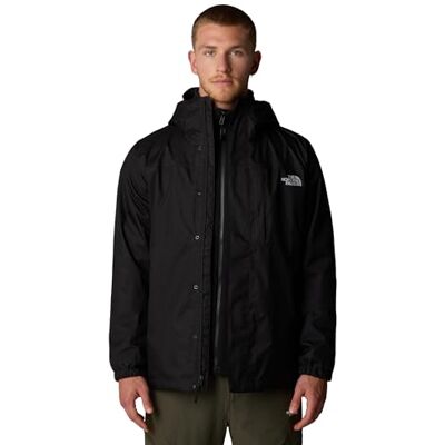 The North Face Veste pour Homme Compatible avec Zip-in Quest Imperméable, Respirante TNF Black-NPF S The North Face Veste pour Homme Compatible avec Zip-in Quest Imperméable, Respirante TNF Black-NPF S